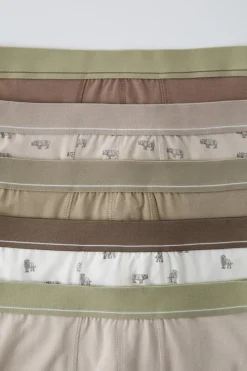 Niños ZARA 6 - 14 Años·Ropa Interior / Calcetines<6-14 AÑOS / PACK CINCO BÓXERS ESTAMPADO ANIMALES