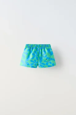 Niños ZARA 1½ - 6 Años·Accesorios<2-6 AÑOS/ BERMUDA DE BAÑO ESTAMPADO FLOR