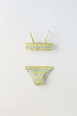 Niños ZARA 6 - 14 Años·Accesorios<6-14 AÑOS/ BIKINI ESTAMPADO GOMAS
