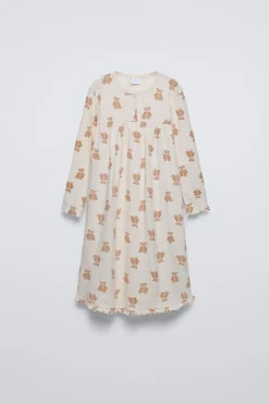 Niños ZARA 6 - 14 Años·Pijamas<6-14 AÑOS/ CAMISÓN OSITOS