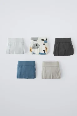 Niños ZARA 1½ - 6 Años·Ropa Interior / Calcetines|Accesorios / Zapatos / 0 - 14 Años<3-6 AÑOS/ PACK DE CINCO BOXERS ANIMALES