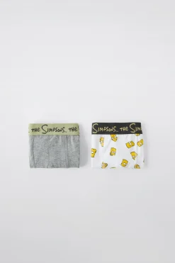 Niños ZARA 6 - 14 Años·Ropa Interior / Calcetines<6-14 AÑOS/ PACK DOS BOXERS THE SIMPSONS ™