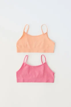 Niños ZARA 6 - 14 Años·Ropa Interior / Calcetines<8-14 AÑOS/ PACK DOS TOPS SEAMLESS