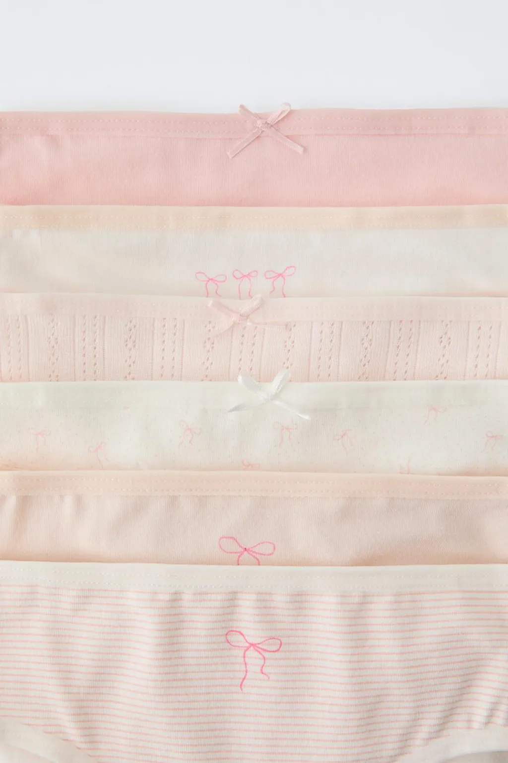 Niños ZARA 1½ - 6 Años·Ropa Interior / Calcetines<2-6 AÑOS/ PACK SEIS BRAGUITAS LACITOS