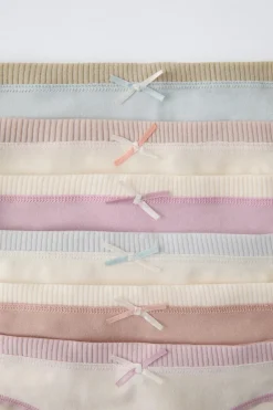 Niños ZARA 6 - 14 Años·Ropa Interior / Calcetines<6-14 AÑOS/ PACK SEIS BRAGUITAS RIB LACITO