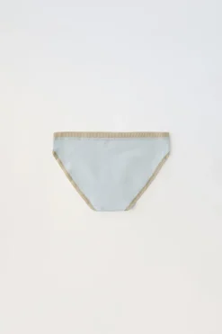 Niños ZARA 6 - 14 Años·Ropa Interior / Calcetines<6-14 AÑOS/ PACK SEIS BRAGUITAS RIB LACITO