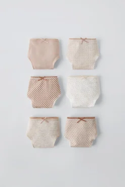 Niños ZARA 6 - 14 Años·Ropa Interior / Calcetines<6-14 AÑOS/ PACK SEIS BRAGUITAS ESTAMPADO