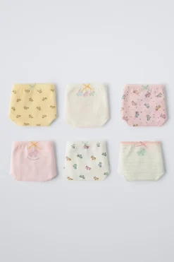 Niños ZARA 1½ - 6 Años·Ropa Interior / Calcetines<2-6 AÑOS/ PACK SEIS BRAGUITAS UNICORNIOS