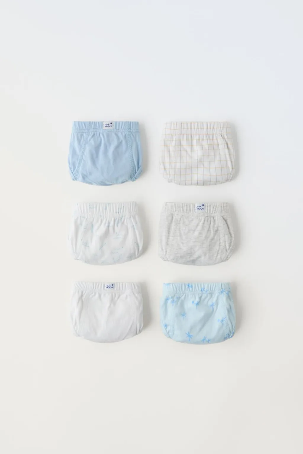 Niños ZARA 1½ - 6 Años·Ropa Interior / Calcetines|Accesorios / Zapatos / 0 - 14 Años<2-6 AÑOS/ PACK SEIS SLIPS PALMERAS