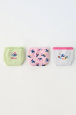 Niños ZARA 1½ - 6 Años·Licencias|1½ - 6 Años·Ropa Interior / Calcetines<2-6 AÑOS/ PACK TRES BRAGUITAS LILO & STITCH © DISNEY
