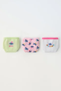 Niños ZARA 1½ - 6 Años·Licencias|1½ - 6 Años·Ropa Interior / Calcetines<2-6 AÑOS/ PACK TRES BRAGUITAS LILO & STITCH © DISNEY