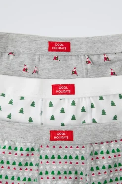 Niños ZARA 1½ - 6 Años·Ropa Interior / Calcetines<3-6 AÑOS/ PACK TRES BÓXER ESTAMPADOS