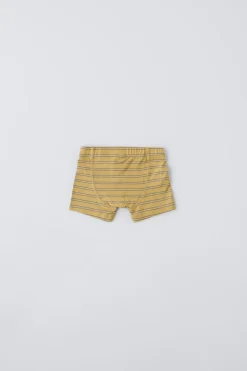 Niños ZARA 1½ - 6 Años·Ropa Interior / Calcetines|Accesorios / Zapatos / 0 - 14 Años<2-6 AÑOS/ PACK TRES BÓXER RAYAS BOTONES