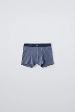 Niños ZARA 6 - 14 Años·Ropa Interior / Calcetines<6-14 AÑOS/ PACK TRES BÓXER RIB ETIQUETA