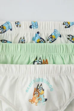 Niños ZARA 1½ - 6 Años·Licencias|1½ - 6 Años·Ropa Interior / Calcetines<2-6 AÑOS/ PACK TRES SLIPS BLUEY © LUDO STUDIO