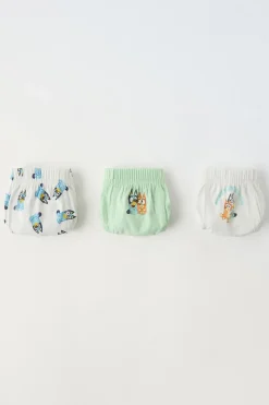 Niños ZARA 1½ - 6 Años·Licencias|1½ - 6 Años·Ropa Interior / Calcetines<2-6 AÑOS/ PACK TRES SLIPS BLUEY © LUDO STUDIO