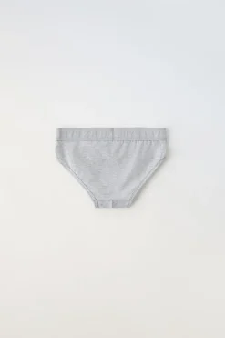 Niños ZARA 6 - 14 Años·Ropa Interior / Calcetines<6-14 AÑOS/ PACK TRES SLIPS TEXTO