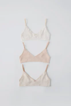 Niños ZARA 6 - 14 Años·Ropa Interior / Calcetines<9-14 AÑOS/ PACK TRES TOPS ESTAMPADO