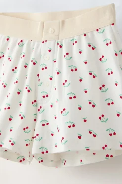 Niños ZARA 6 - 14 Años·Pijamas<6-14 AÑOS/ PIJAMA CEREZAS