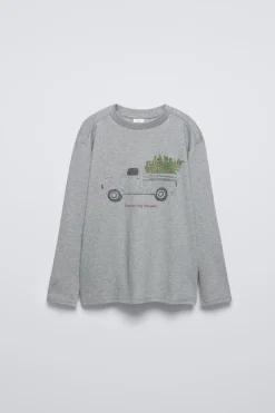 Niños ZARA 6 - 14 Años·Pijamas|6 - 14 Años·Pijamas<6-14 AÑOS/ PIJAMA CUADROS ÁRBOL