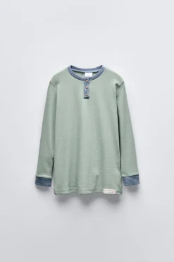 Niños ZARA 6 - 14 Años·Pijamas|6 - 14 Años·Pijamas<6-14 AÑOS/ PIJAMA LISO PANADERO