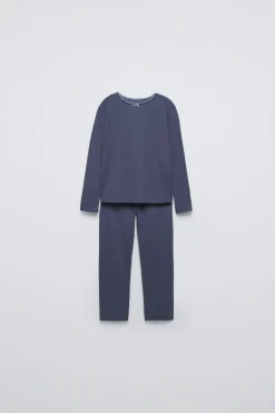 Niños ZARA 1½ - 6 Años·Pijamas|1½ - 6 Años·Pijamas<2-6 AÑOS/ PIJAMA LISO POINTELLE