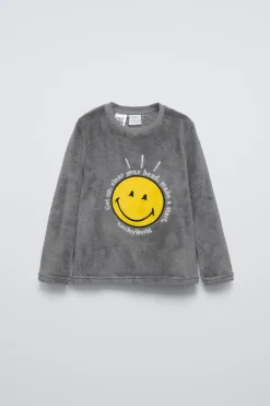 Niños ZARA 6 - 14 Años·Pijamas|6 - 14 Años·Pijamas<6-14 AÑOS/ PIJAMA POLAR SMILEYWORLD ®