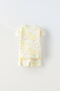 Niños ZARA 1½ - 6 Años·Pijamas|1½ - 6 Años·Pijamas<1-6 AÑOS/ PIJAMA RIB FRUTAS