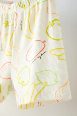 Niños ZARA 1½ - 6 Años·Pijamas|1½ - 6 Años·Pijamas<1-6 AÑOS/ PIJAMA RIB FRUTAS