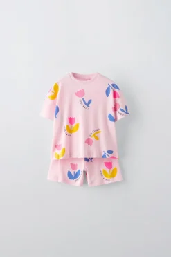 Niños ZARA 1½ - 6 Años·Pijamas|1½ - 6 Años·Pijamas<2-6 AÑOS/ PIJAMA TULIPANES