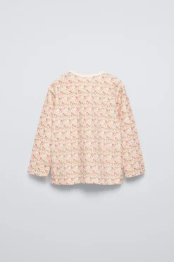 Niños ZARA 1½ - 6 Años·Pijamas<2-6 AÑOS/ PIJAMA VELOUR FLORES