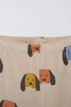 Niños ZARA 1½ - 6 Años·Pijamas|1½ - 6 Años·Pijamas<2-6 AÑOS/ PIJAMA VELOUR PERROS