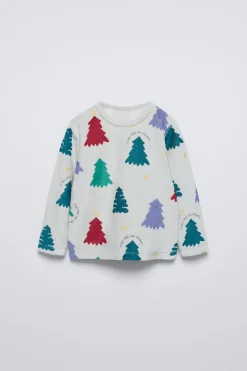 Niños ZARA 1½ - 6 Años·Pijamas|1½ - 6 Años·Pijamas<2-6 AÑOS/ PIJAMA VELOUR ÁRBOLES