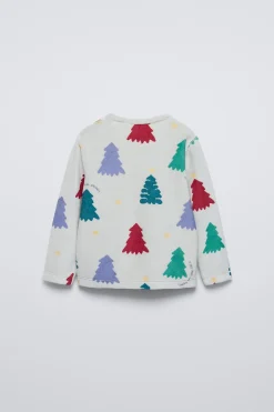 Niños ZARA 1½ - 6 Años·Pijamas|1½ - 6 Años·Pijamas<2-6 AÑOS/ PIJAMA VELOUR ÁRBOLES