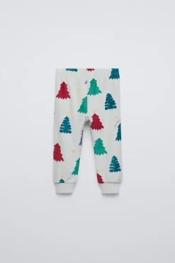 Niños ZARA 1½ - 6 Años·Pijamas|1½ - 6 Años·Pijamas<2-6 AÑOS/ PIJAMA VELOUR ÁRBOLES