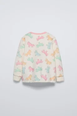 Niños ZARA 1½ - 6 Años·Pijamas<2-6 AÑOS/ PIJAMA VELOUR UNICORNIOS