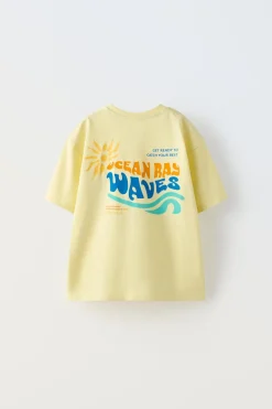 Niños ZARA 6 - 14 Años·Pijamas|6 - 14 Años·Pijamas<6-14 AÑOS/ PIJAMA WAVES CAMISETA Y BERMUDA