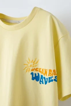 Niños ZARA 6 - 14 Años·Pijamas|6 - 14 Años·Pijamas<6-14 AÑOS/ PIJAMA WAVES CAMISETA Y BERMUDA