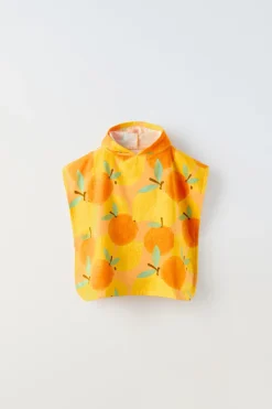 Niños ZARA 1½ - 6 Años·Accesorios|1½ - 6 Años·Accesorios<4-5 AÑOS/ PONCHO TOALLA FRUTAS