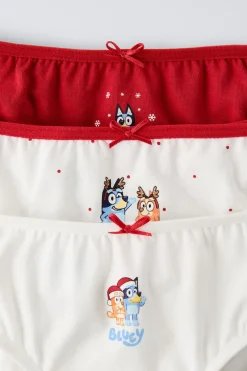 Niños ZARA 1½ - 6 Años·Licencias|1½ - 6 Años·Ropa Interior / Calcetines<2-6 AÑOS/PACK DE TRES BRAGUITAS BLUEY © LUDO STUDIO