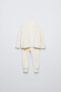 Niños ZARA 1½ - 6 Años·Pijamas|1½ - 6 Años·Pijamas<18 MESES - 6 AÑOS/ PIJAMA VELOUR CORAZONES