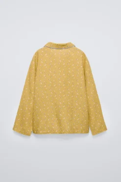 Niños ZARA 6 - 14 Años·Pijamas<6-14/ PIJAMA CAMISERO FLORES