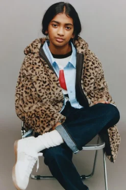 Niños ZARA 6 - 14 Años·Abrigos<ABRIGO ANIMAL PRINT