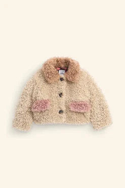 Niños ZARA 6 - 14 Años·Abrigos<ABRIGO BORREGUILLO BOTONES FLORES LIMITED EDITION