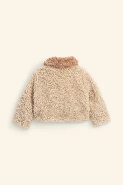 Niños ZARA 6 - 14 Años·Abrigos<ABRIGO BORREGUILLO BOTONES FLORES LIMITED EDITION