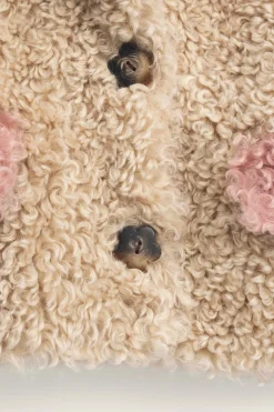 Niños ZARA 6 - 14 Años·Abrigos<ABRIGO BORREGUILLO BOTONES FLORES LIMITED EDITION