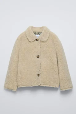 Niños ZARA 6 - 14 Años·Abrigos<ABRIGO BORREGUILLO DOBLE FAZ