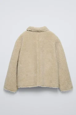 Niños ZARA 6 - 14 Años·Abrigos<ABRIGO BORREGUILLO DOBLE FAZ