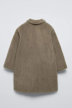 Niños ZARA 6 - 14 Años·Abrigos<ABRIGO BORREGUILLO DOBLE FAZ