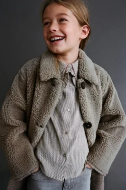 Niños ZARA 6 - 14 Años·Abrigos<ABRIGO BORREGUILLO DOBLE FAZ